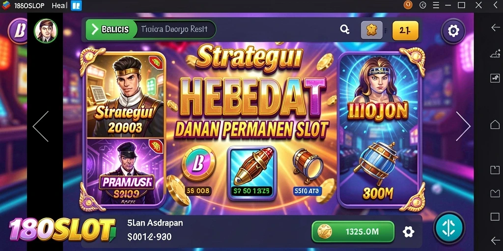 Tampilan menarik dari gameplay Strategy di 180SLOT.