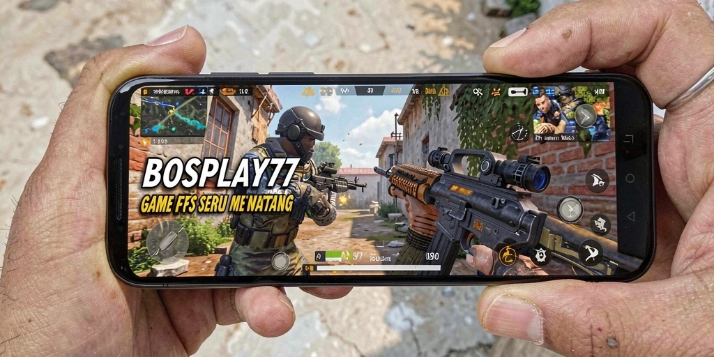 Tangkapan layar gameplay <strong>BOSPLAY77</strong> menunjukkan aksi tembak-menembak yang mendebarkan.