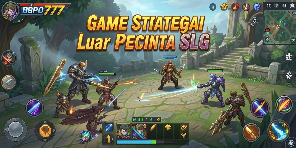 Tampilan seru dari gameplay SLG BPO777 yang penuh strategi.