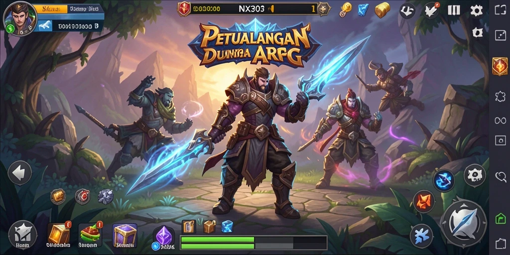 Gambaran menarik dari aksi petualangan dalam NX303 yang penuh tantangan.