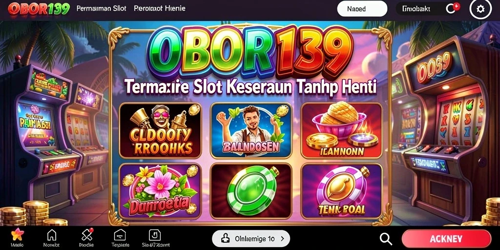 Tampilan gameplay OBOR138 yang penuh warna dan menarik.