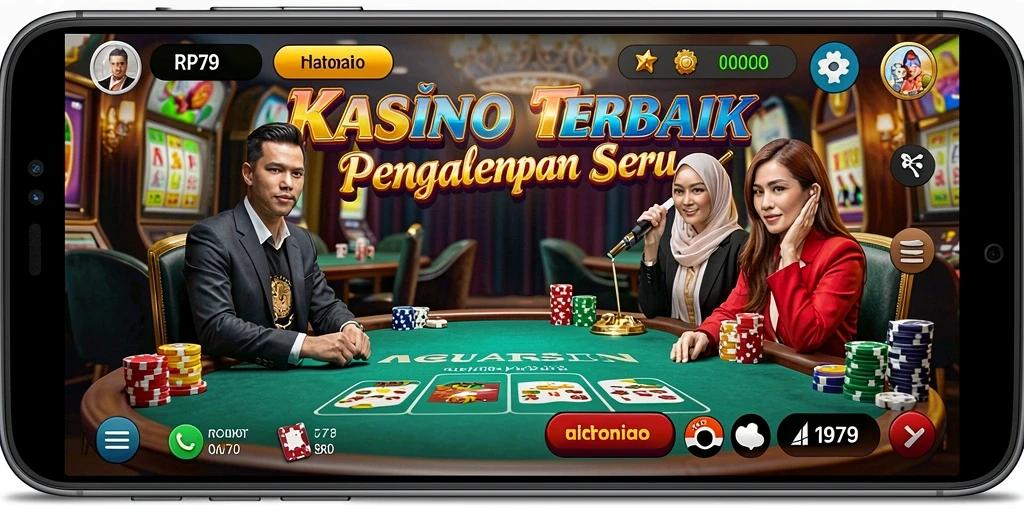 Screenshot menampilkan gameplay yang menarik dari RP79 dalam kategori Kasino.