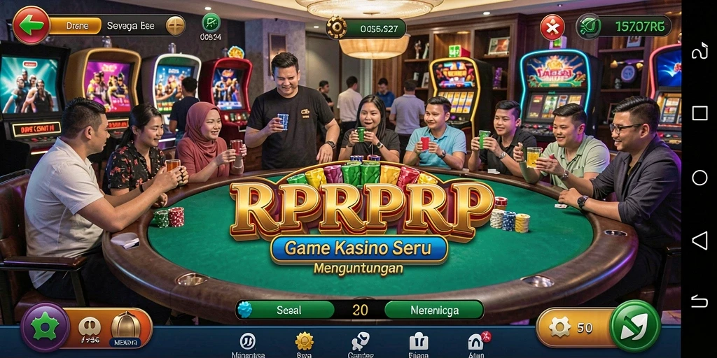 Screenshot gameplay RPRPRP menampilkan momen seru dalam permainan Kasino.
