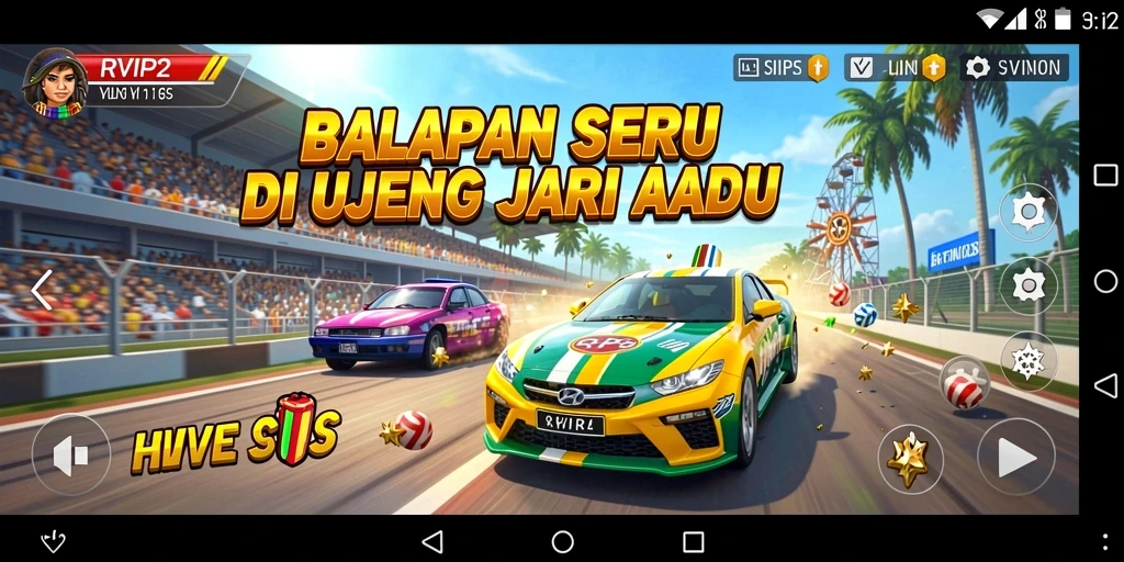 Gambaran menakjubkan dari gameplay balapan di RVIP2.