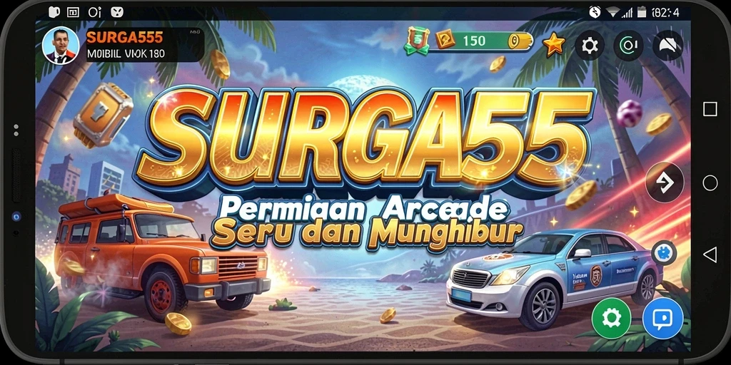 Tampilan gameplay SURGA55 yang seru dan menghibur.