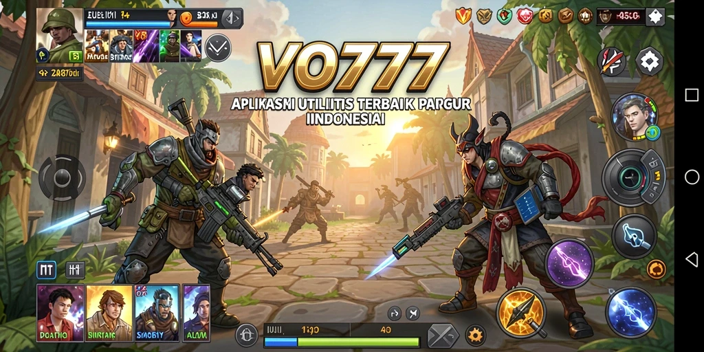 Tampilan aplikasi VO777 dengan antarmuka utilitas yang ramah.